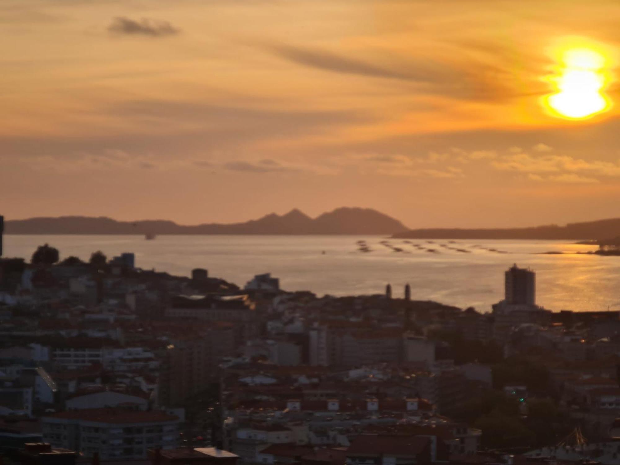 Fabuloso Apartamento Con Vistas A La Ria De Vigo Exterior foto