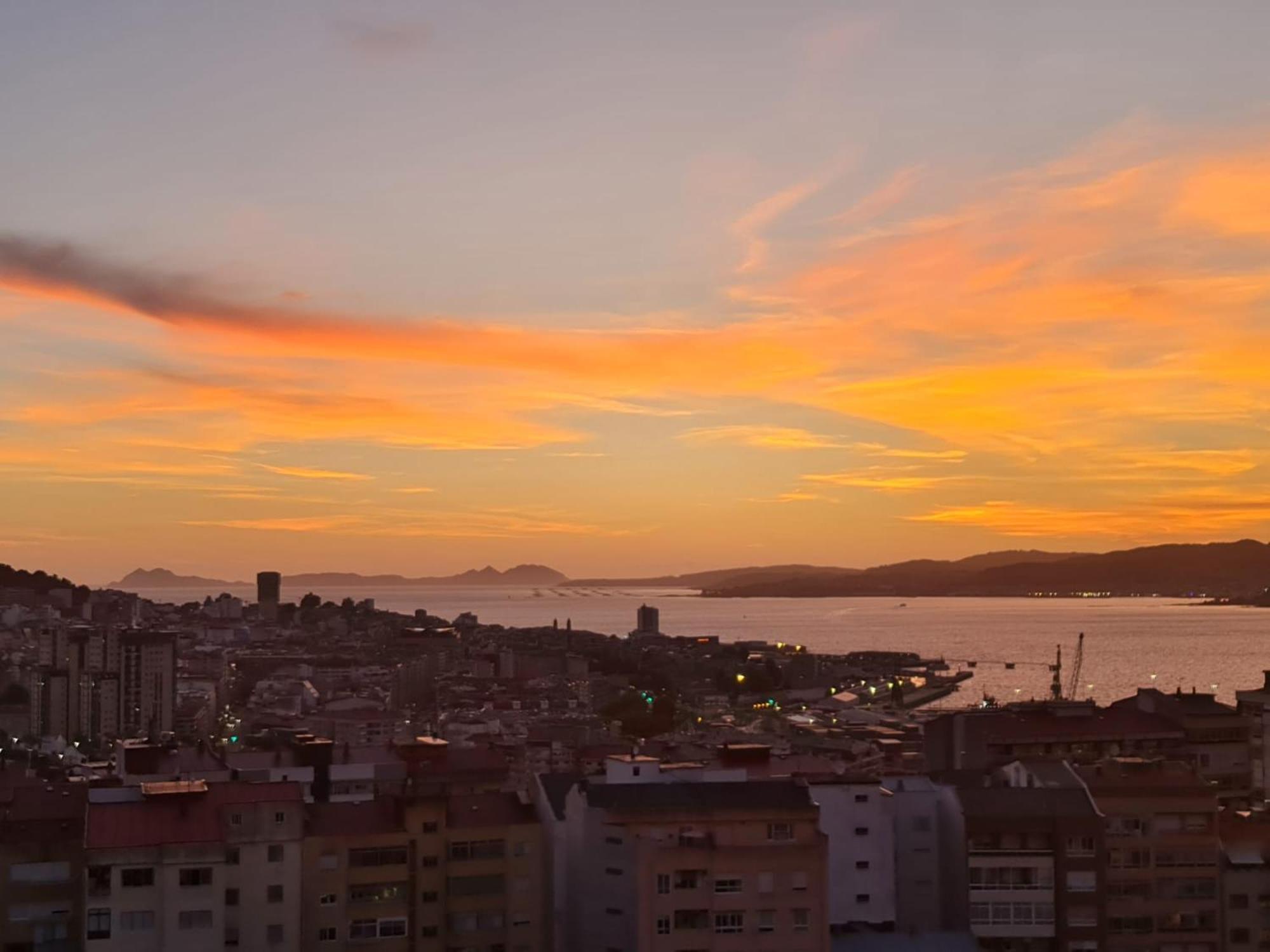 Fabuloso Apartamento Con Vistas A La Ria De Vigo Exterior foto