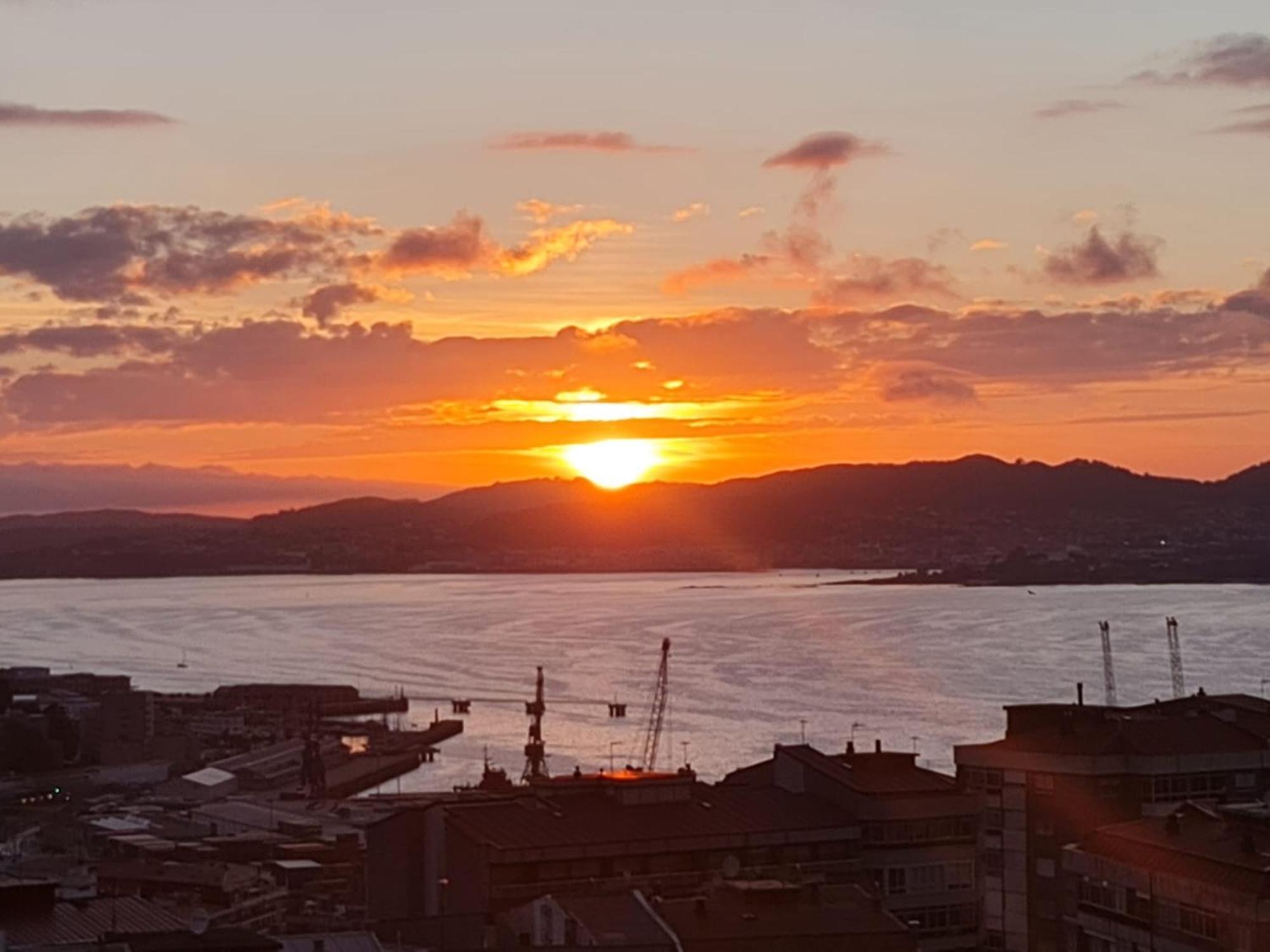 Fabuloso Apartamento Con Vistas A La Ria De Vigo Exterior foto